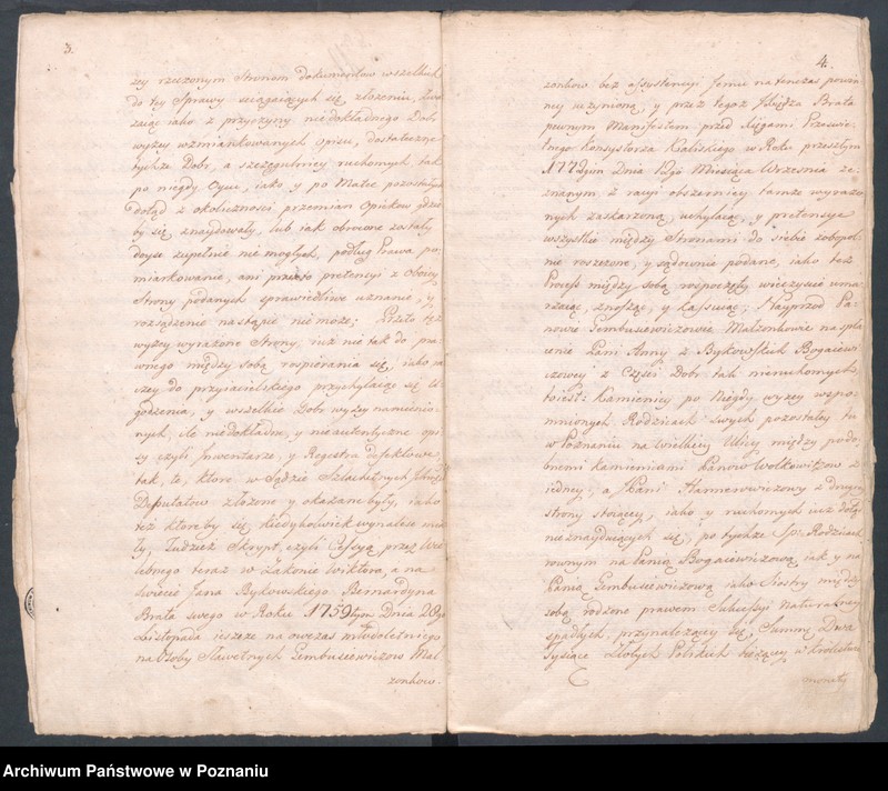 Obraz 6 z jednostki "Prothocollum nobilis officii consularis civitatis SR.Mtis Posnaniae sub notariatu nobilis Michaelis Rürer, SR.Mtis secretarii officii praesentis notarii in anno domini 1774 inhoatum."