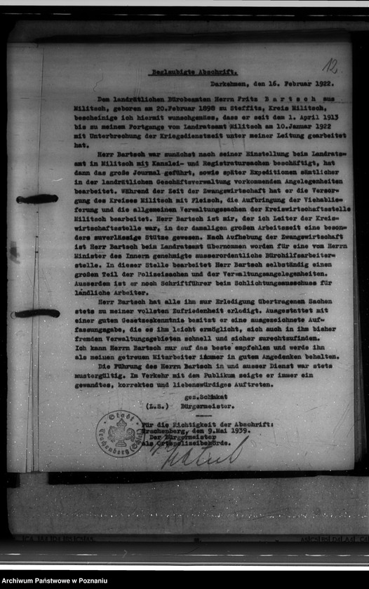 Obraz 16 z jednostki "Bewerbungen um Anstellung"