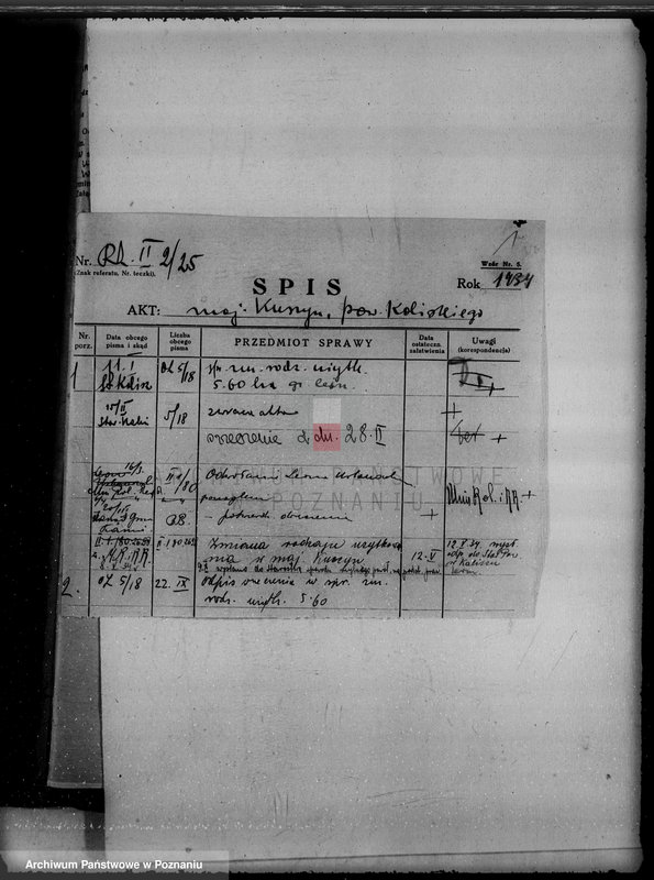 Obraz 5 z jednostki "Majątek Kuszyn powiat kaliski /sprawy leśne/"