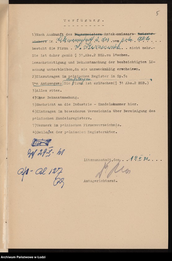 Obraz 7 z jednostki "Stanisława Kwiasowska- handel winem i artykułami kolonialnymi"