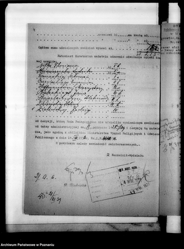 Obraz 7 z jednostki "Państwowe Liceum i Gimnazjum - Wągrowiec [spis abiturientów]"