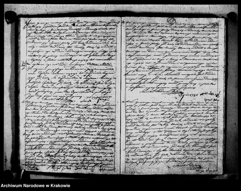 Obraz 20 z jednostki "Xięga I. Akt Stanu Cywilnego obeymująca Akta Urodzenia Przyznania Przysposobienia i Zeyścia Osob Wyznanania Moyzesowego w Gminie VI. X. i XI. M. W. Krakowa zamieszkałych na Rok 1818"
