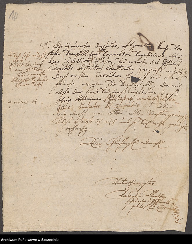 image.from.unit.number "Exekution gegen die Bauern zu Batzwitz [Baszewice]."