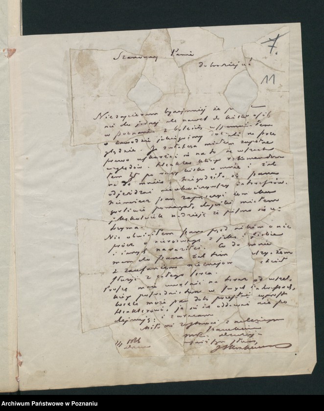 Obraz 14 z jednostki "A. betr. Miecislaus Dzikowski, Literat aus Dresden"