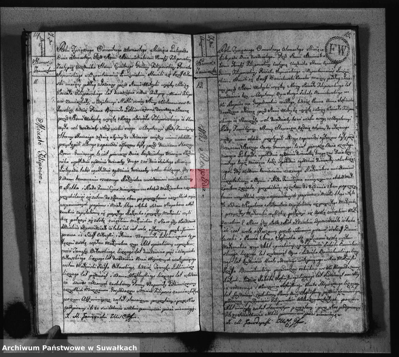 image.from.unit.number "Akta Zaślubionych Gminy Filipowskiey od 1go Stycznia 1814 R-u"
