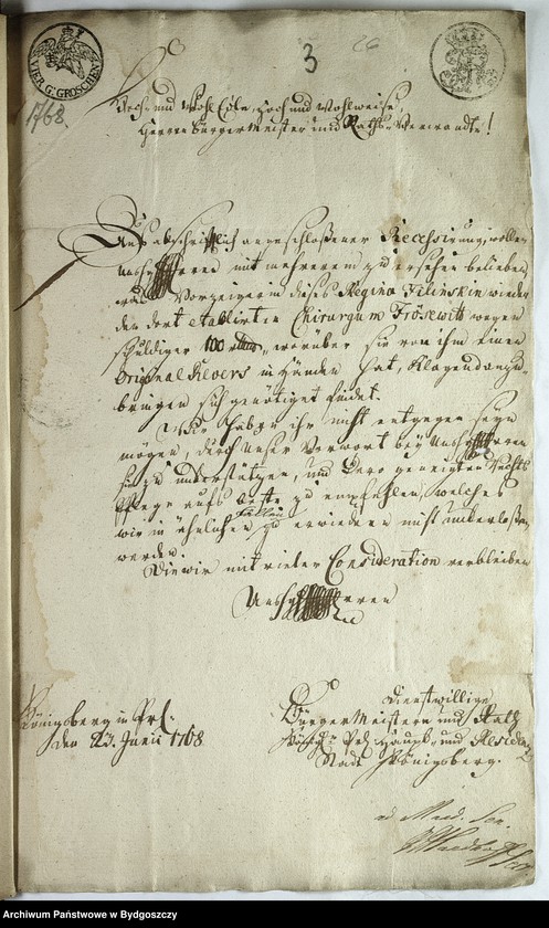 image.from.unit.number "Schriftwechsel der Stadt Neuenburg mit Königsberg"