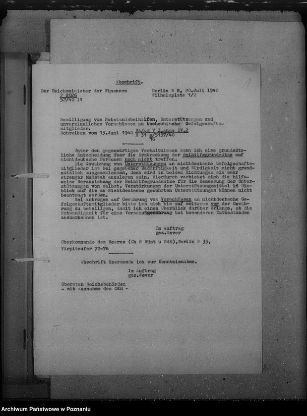 Obraz 5 z jednostki "Notstandsbeihilfen. Unterstützungen"