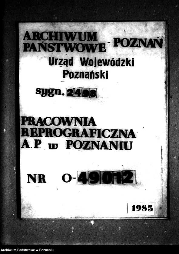 Obraz 1 z jednostki "Jan Swędrowski c/a P.B.R. o odprawę z art. 44 z dóbr krotoszyńskich"