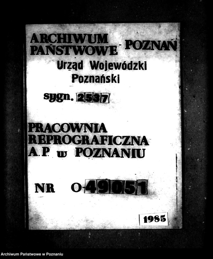 Obraz 1 z jednostki "Operat szacunkowy majątku Gorzyń powiatu międzychodzkiego"