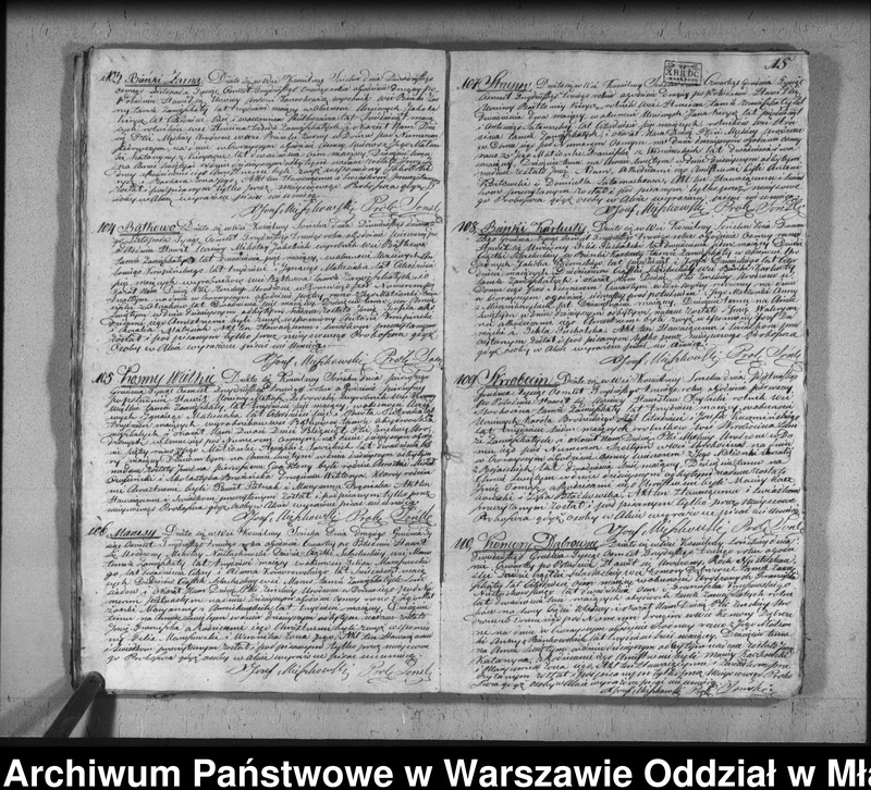 image.from.unit.number "Akta urodzeń, małżeństw i zgonów"