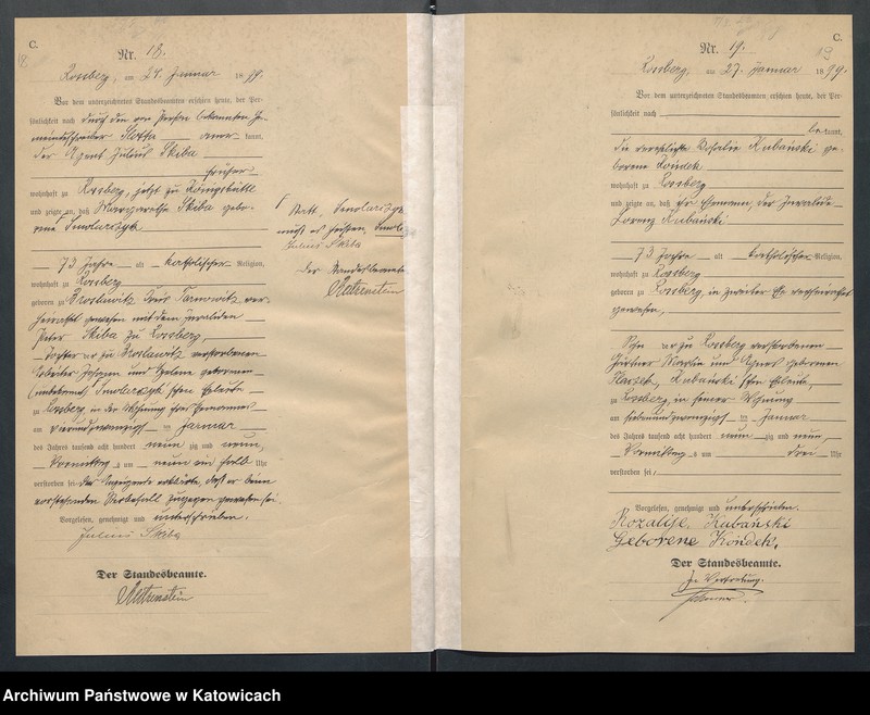 Obraz 13 z jednostki "Księga zgonów nr 1-409"