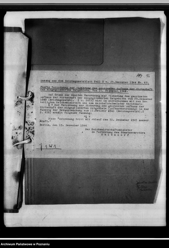 Obraz 20 z jednostki "Aufbau von Wirtschaft in den eingegliederten Ostgebieten."