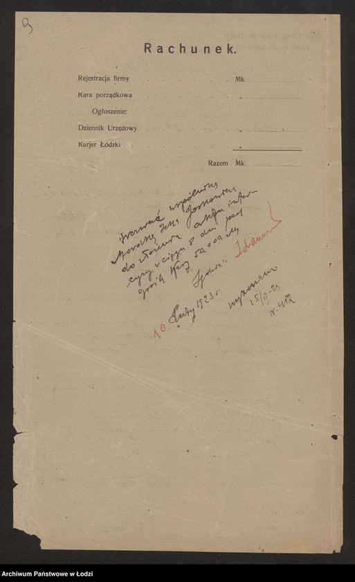 Obraz 11 z jednostki "Joskowicz i Szafir- fabrykacja i sprzedaz towarów wełnianych"