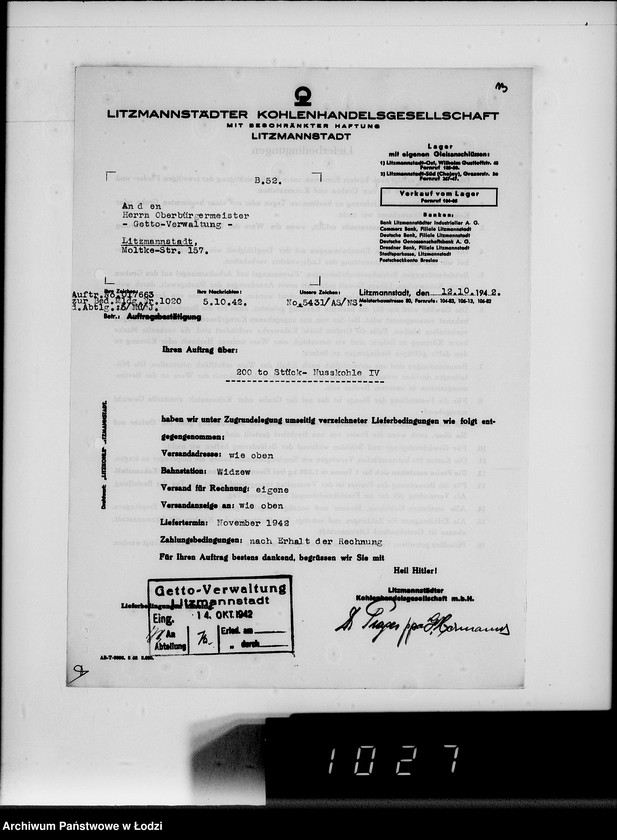 image.from.unit.number "Lebensmitteleinkauf. Aufträge, [Lieferscheinen und Rechnungen] 17661-17725"
