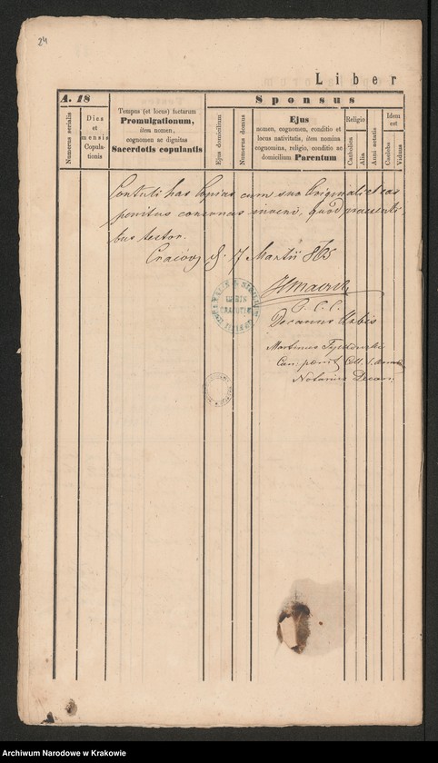 Obraz 15 z jednostki "[Księga małżeństw]"