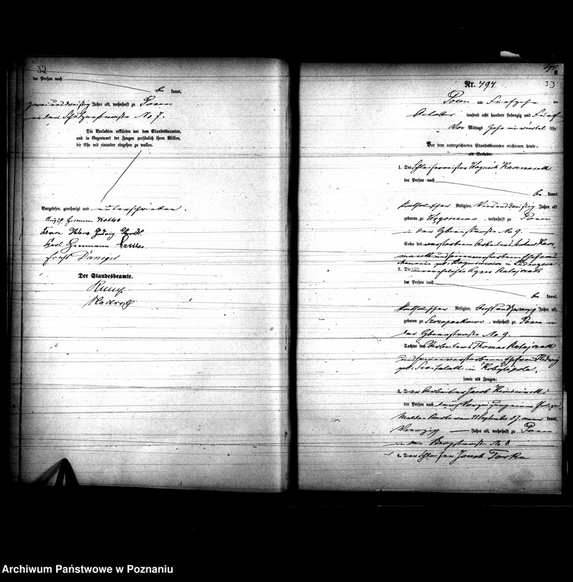 Obraz 19 z jednostki "Księga małżeństw"