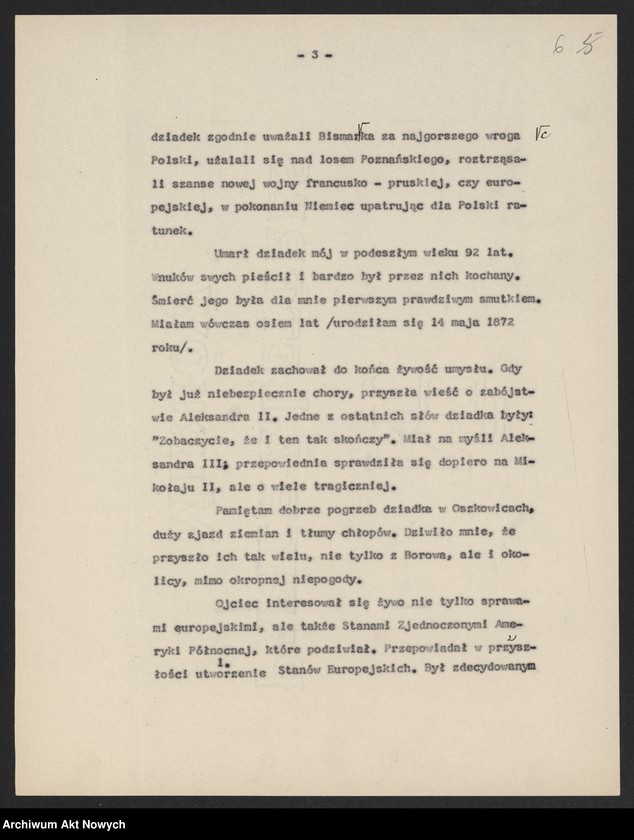 Obraz 8 z jednostki "Wspomnienia [Zofii z Grabskich Kirkor - Kiedroniowej z okresu dzieciństwa]."