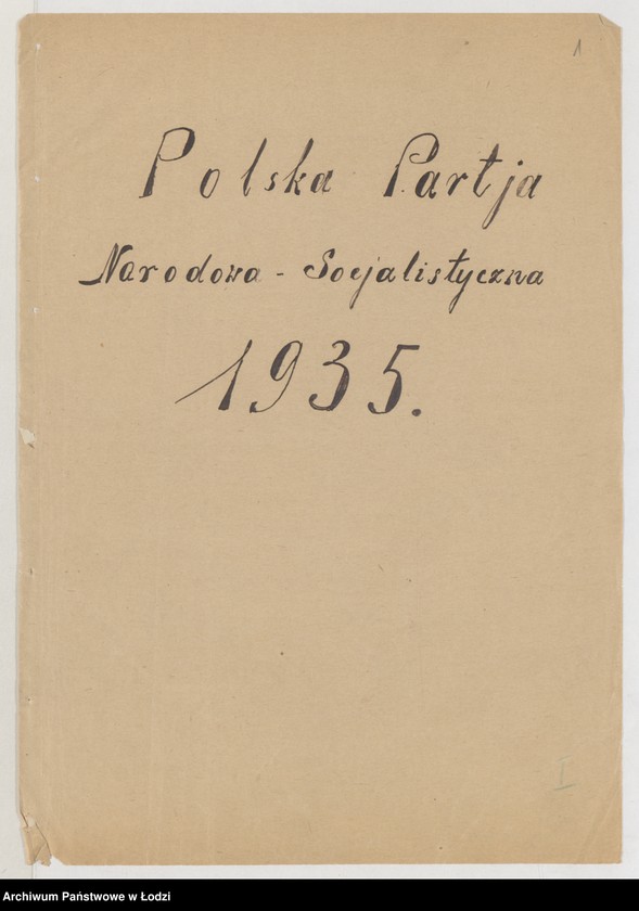 Obraz 3 z jednostki "Wycinki z meldunków doraźnych różnych polskich organizacji politycznych [prawicowych i narodowo-socjalistycznych]"
