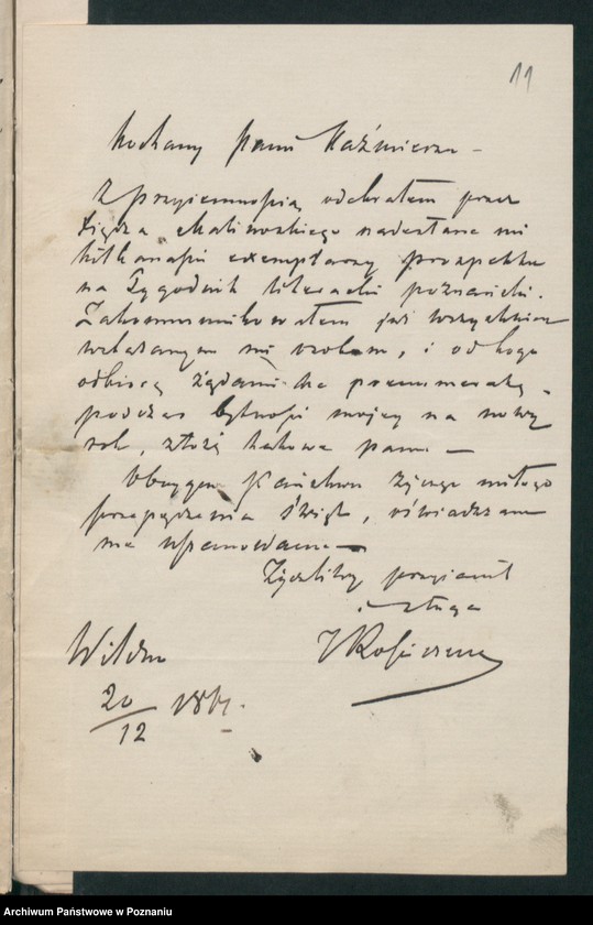 Obraz 14 z jednostki "A. betr. Familie Rościszewski /Rosenkranz/"