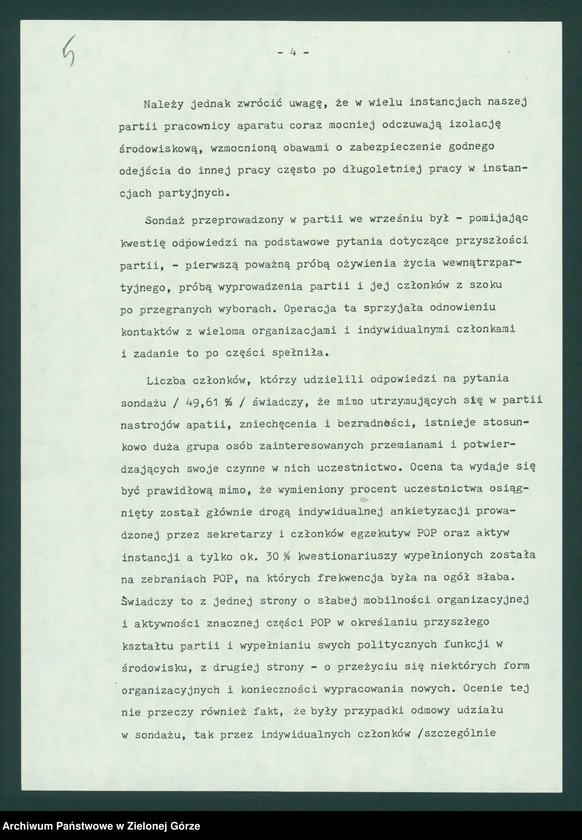 image.from.unit.number "Protokół z XI plenarnego posiedzenia KW nt. Zadania wojewódzkiej organizacji partyjnej przed XI Zjazdem PZPR. Załączniki. 10 listopada 1989"