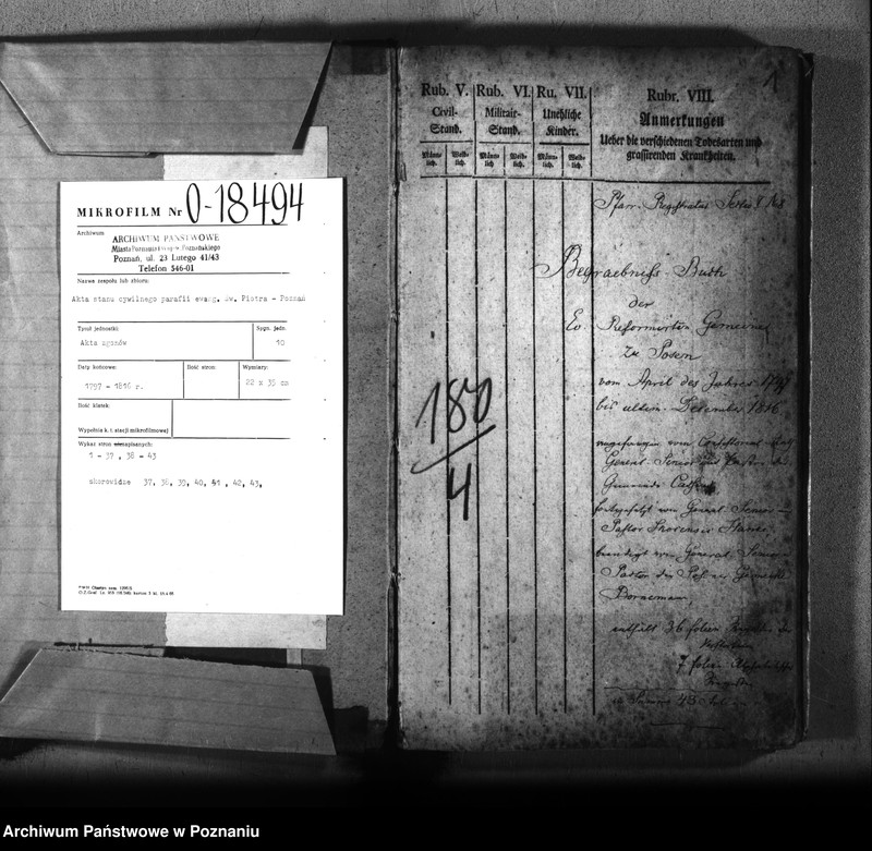 Obraz 3 z jednostki "Kirchenbuch Verstorbenen"