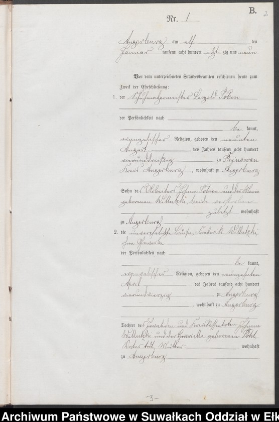 image.from.unit.number "Heiraths-Neben-Register des Preussischen Standes-Amtes Angerburg Kreis Angerburg"