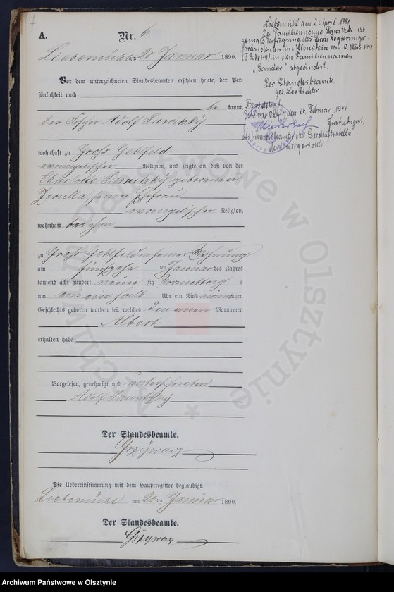 image.from.unit.number "Geburts-Neben-Register Nr 1 - 166"