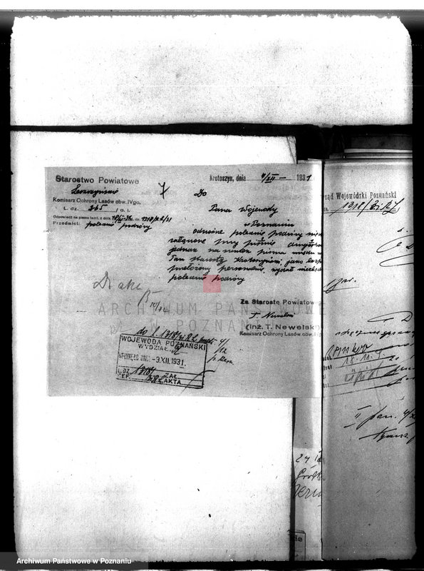 image.from.unit.number "Nadzór nad gospodarką w lasach majątku Henrykowo powiat leszczyński"