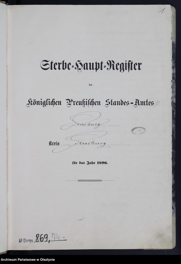 image.from.unit.number "Sterbe-Haupt-Register Nr 1 - 200"