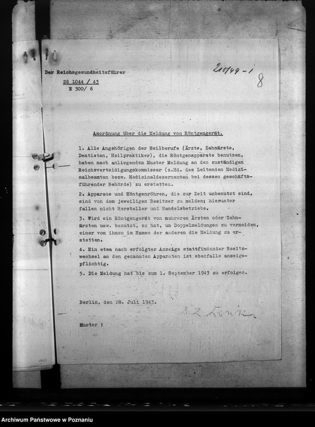 Obraz 15 z jednostki "Einsatz der Röntgenapparte"