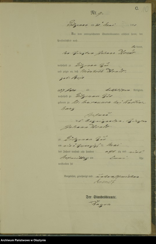 image.from.unit.number "Sterbe-Haupt-Register Nr 1 - 14"