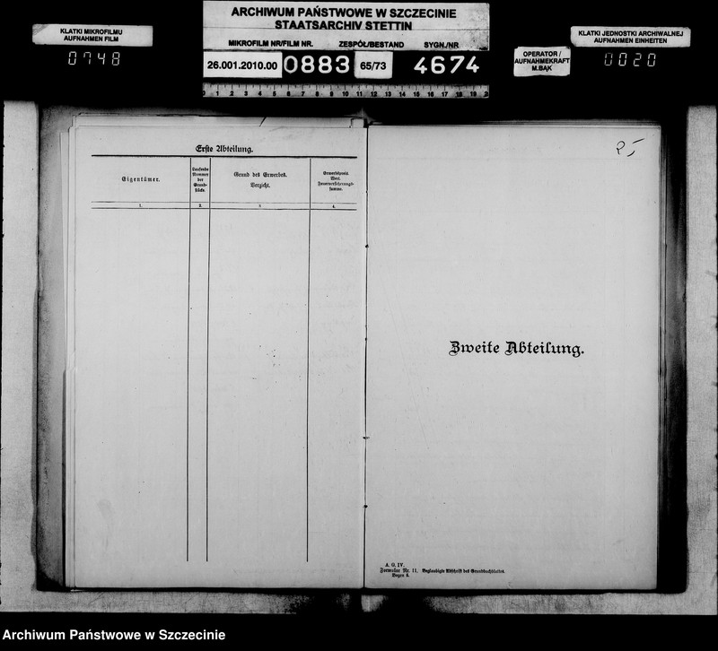 image.from.unit.number "Besitzfestigung des Grundstücks des Stellmachers Ludwig Hirsch in Wierschutzin Kreis Lauenburg"