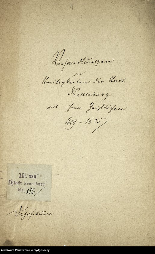 image.from.unit.number "Verhandlungen im Streitigkeiten der Stadt Neuenburg mit ihren Geistlichen"