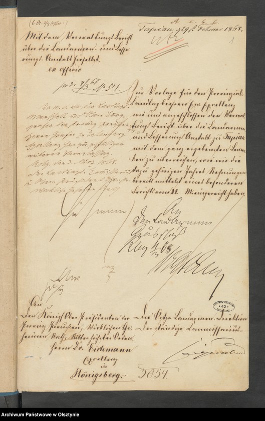 image.from.unit.number "Acta des 18ten Provinzial-Landtages der Stände des Königreichs Preußen. Die Landarmen- und Besserungs-Anstalt zu Tapiau [Tapiewo]"