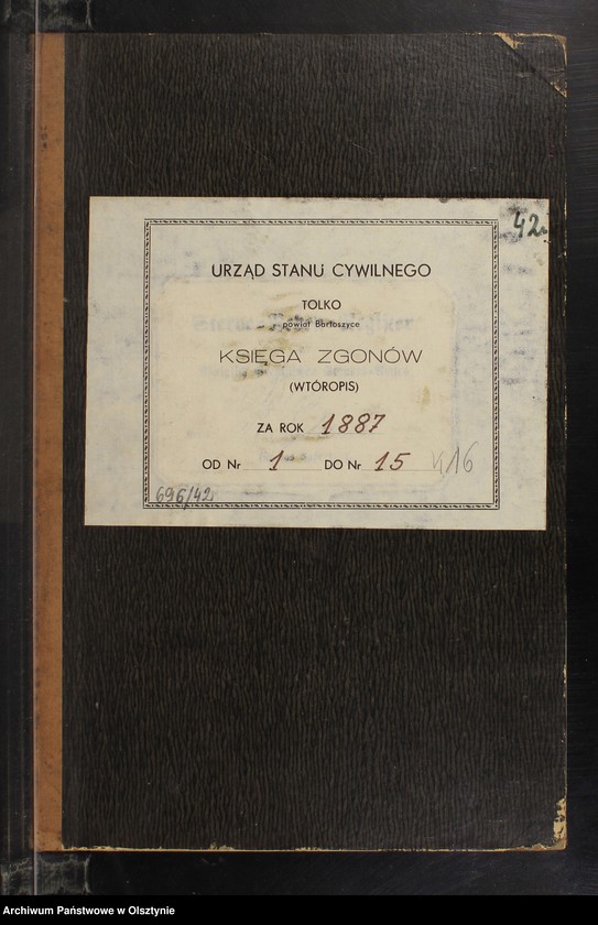 image.from.unit.number "Sterbe-Neben-Register Nr 1 - 15"