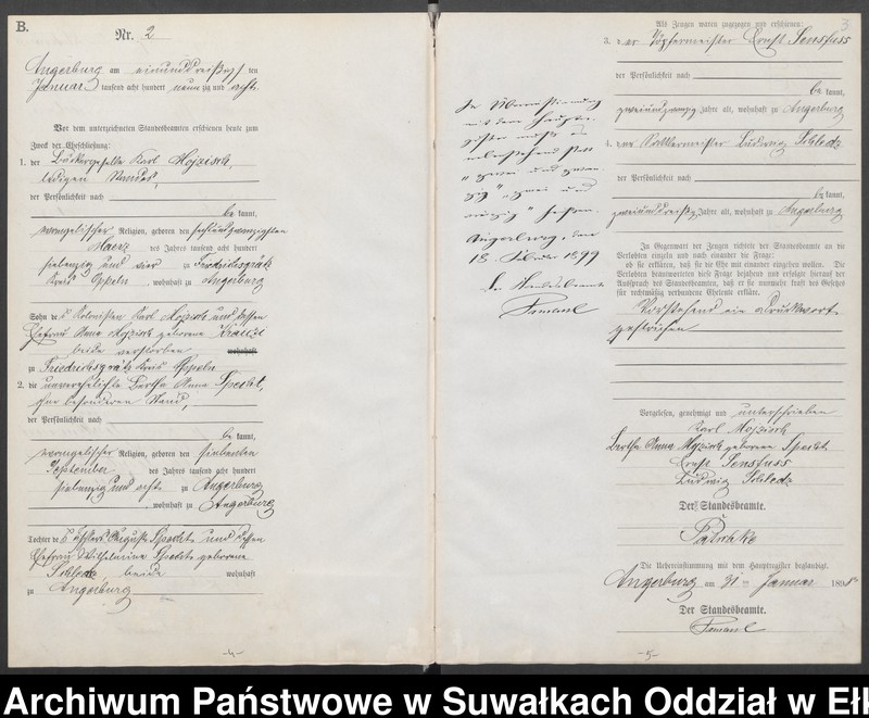 image.from.unit.number "Heiraths-Neben-Register des Preussischen Standes-Amtes Angerburg Kreis Angerburg"