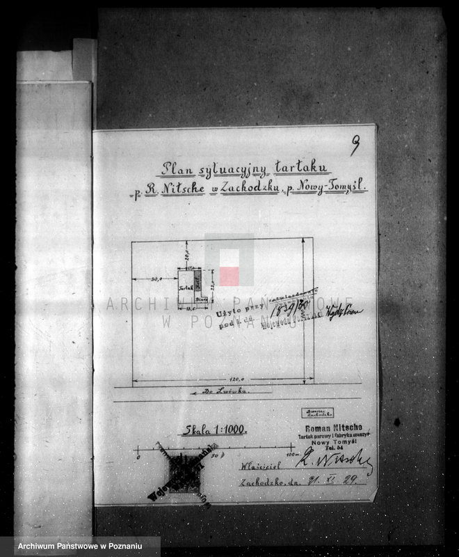 Obraz 13 z jednostki "Tartak R. Nitsche w Zachodzku, pow. nowotomyski nr woj. 521"