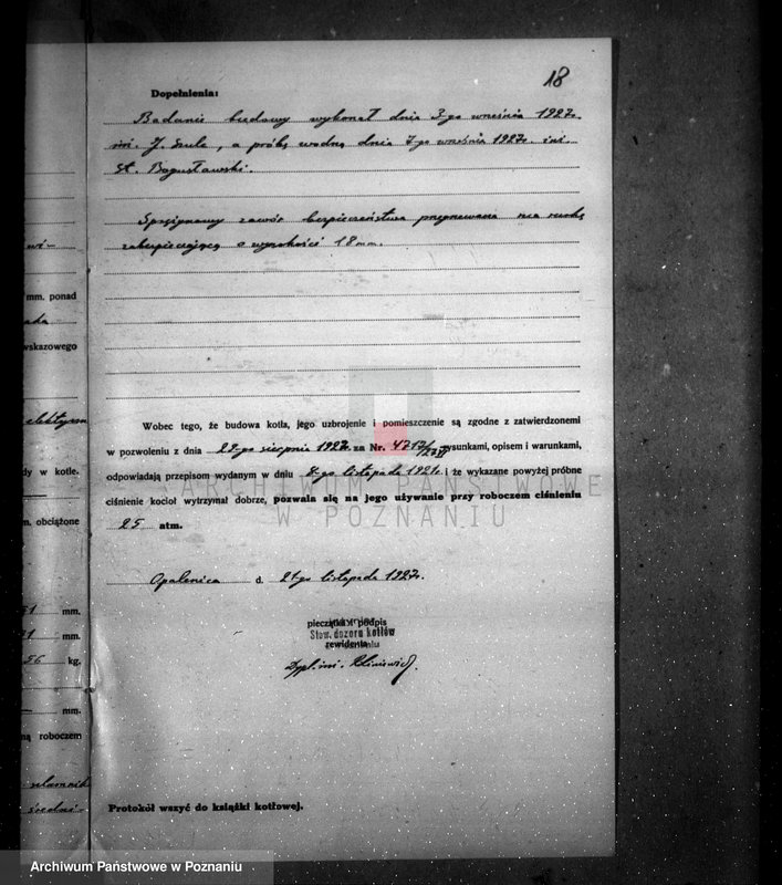 Obraz 19 z jednostki "Cukrownia w Opalenicy, pow. nowotomyski nr woj. 5989"