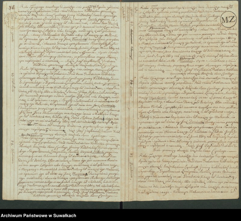 image.from.unit.number "Akta Urodzenia Stanu Cywilnego od pierwszego Maja Roku 1809 Gminy Kaletnickiey"