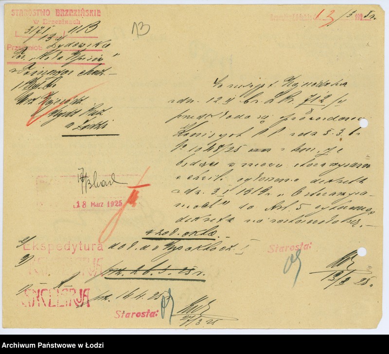 Obraz 16 z jednostki "T-wo Wspierania Niezamożnych uczniów i uczennic wyznania mojżeszowego średnich zakładów naukowych w Tomaszowie Maz."