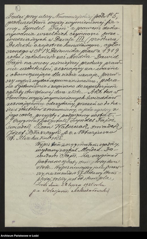 Obraz 12 z jednostki "Zyndel Fein - skład skór"