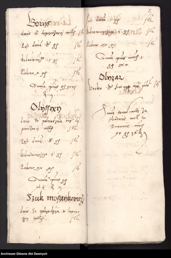 image.from.unit.number "Rejestry poborowe woj. bełskiego i z. chełmskiej."