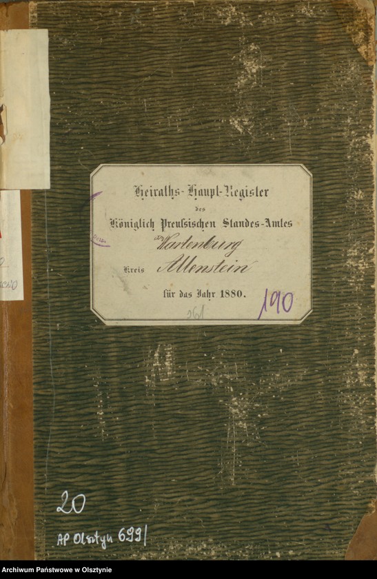 image.from.unit.number "Heiraths-Haupt-Register Nr 1 - 30"