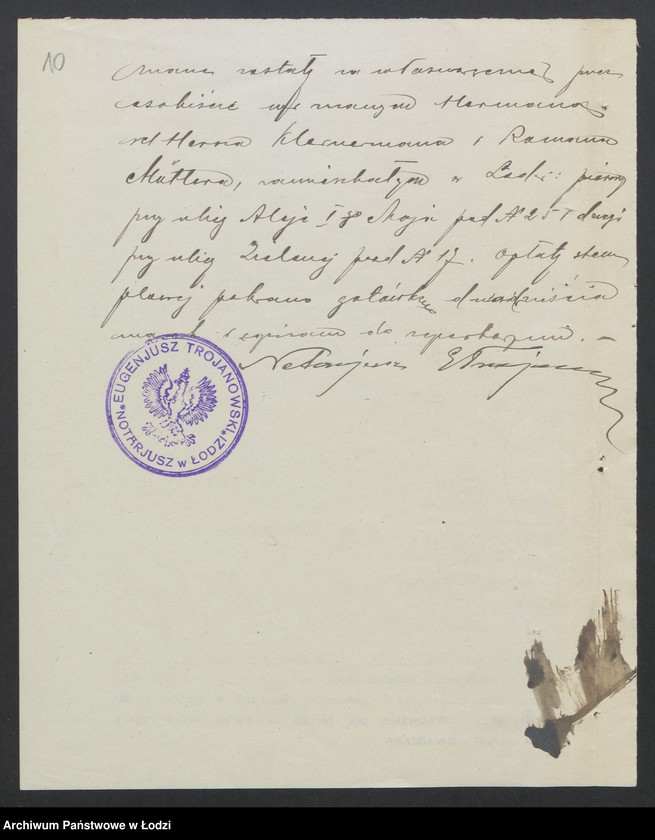 Obraz 12 z jednostki "Herman Kleinerman- biuro ekspedycyjno-handlowe"