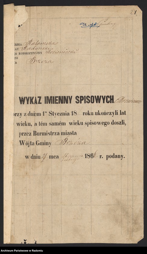Obraz z jednostki "Okręg Kozienicki Chrześcijanie 1865 rok"