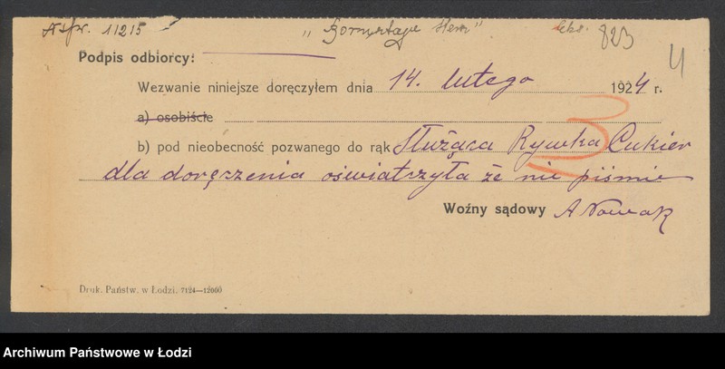 Obraz 6 z jednostki "Hersz Bornsztajn"