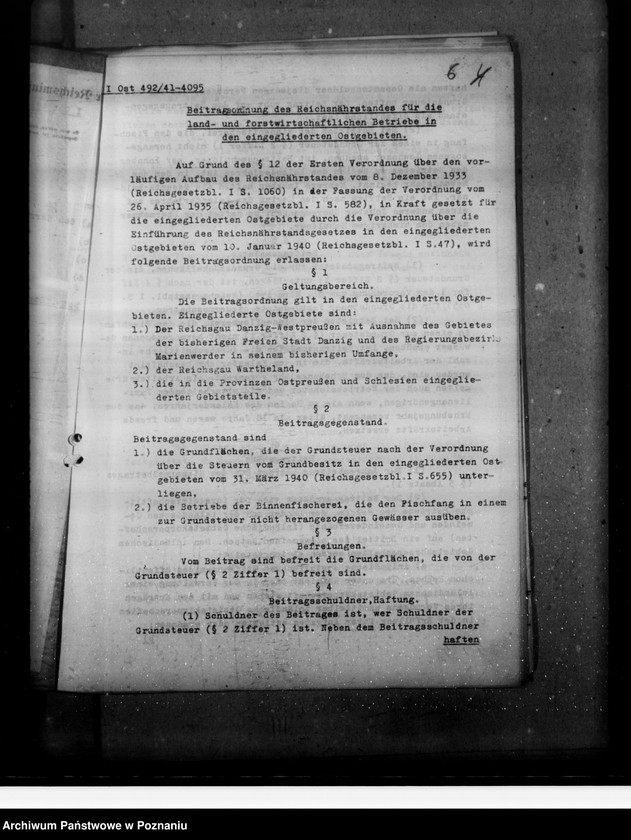 Obraz 11 z jednostki "Einführung des Reichsnährstandsgesetzes"