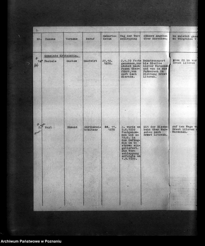 Obraz 12 z jednostki "Amtliche Meldungen Kreis Krotoschin (Krotoszyn)"