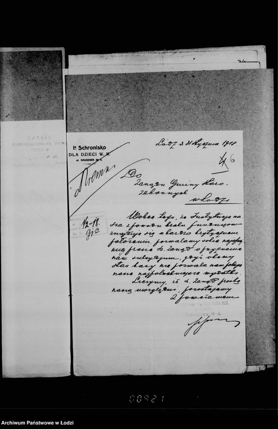 Obraz 10 z jednostki "Akta dotyczące podań różnych instytucji o subsydia"