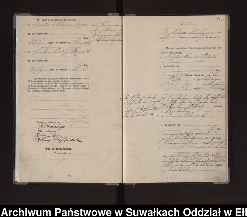 image.from.unit.number "Heiraths-Haupt-Register des Königlichen Preussischen Standes-Amtes Stadt Nicolaiken Kreis Sensburg"